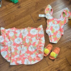 Janie and Jack 3 Piece Swim Set